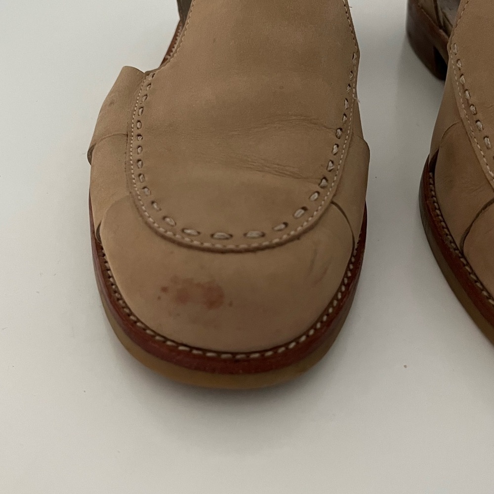 (Sold) Eddie Bauer | Beige Suede Fisherman Sandals - Picture 7 of 7